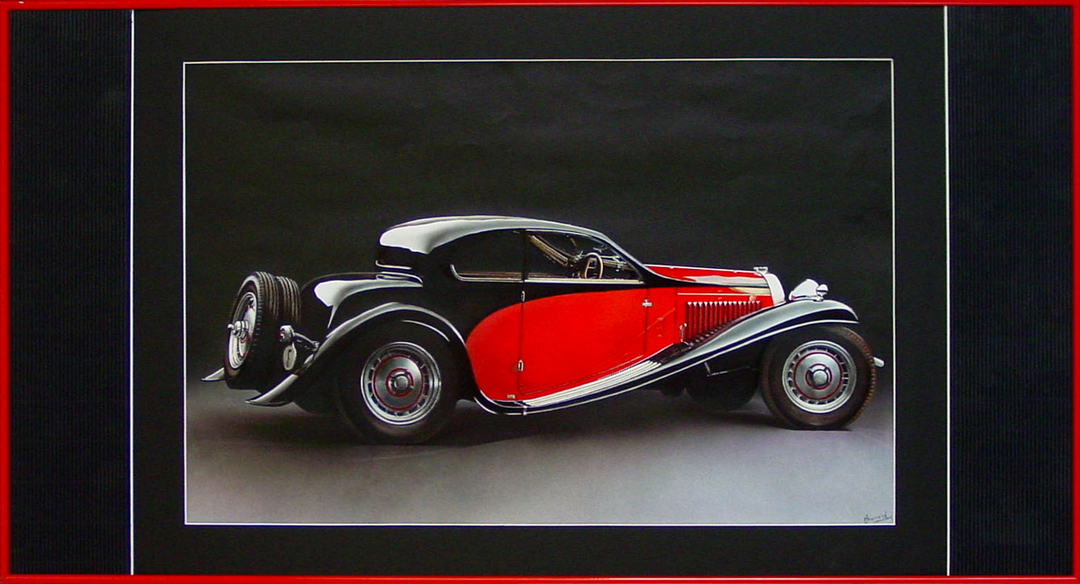 51 - BUGATTI - Aérographie - 51 x 93