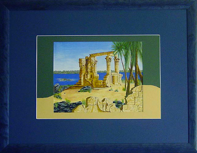 52 - TEMPLE EGYPTIEN
- Acrylique - 67 x 87
