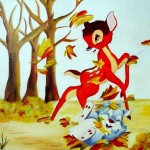 83 - BAMBI ETL'AUTOMNE
- huile - 33 x 41